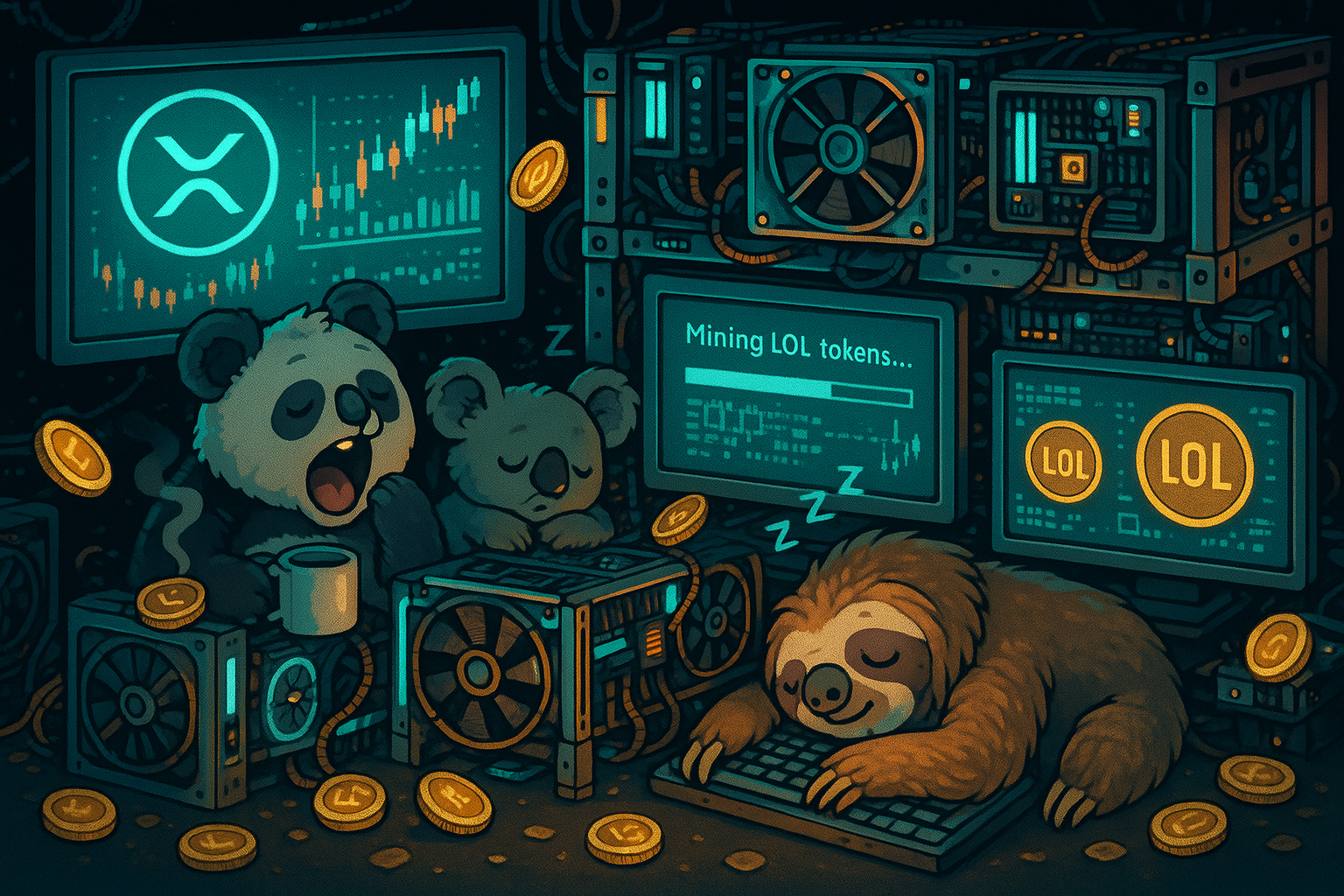LOL Mining Rig